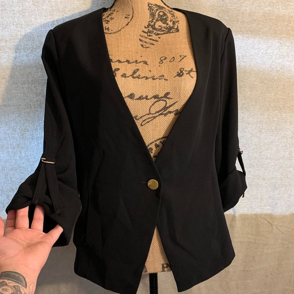 Vintage Calvin Klein Blazer Gold Accents